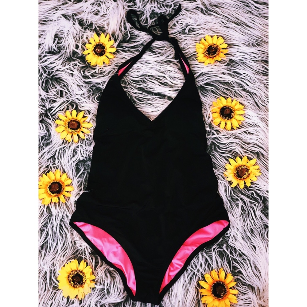 Victoria’s Secret Sexy Backless Black Swimsuit